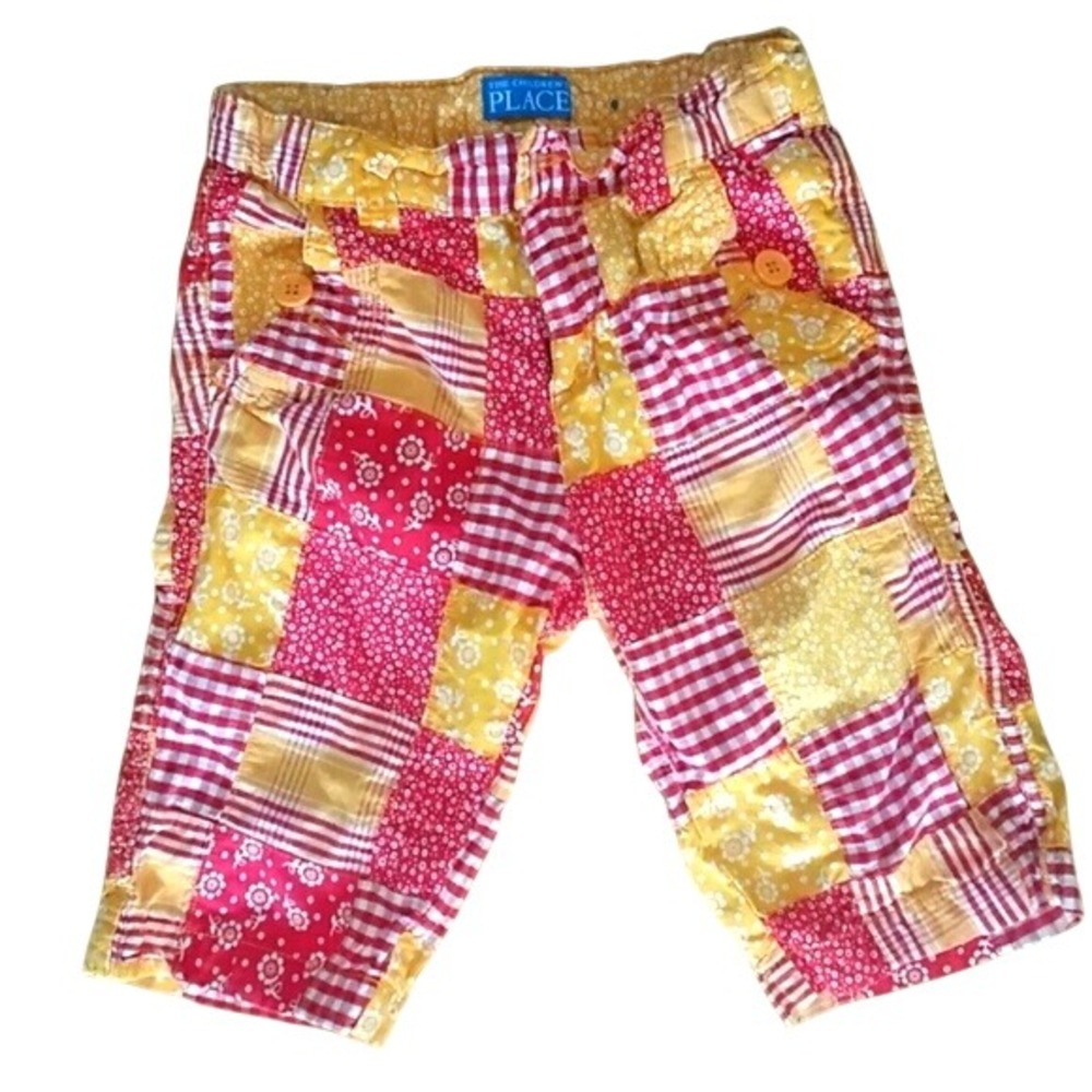 Children's Place Girls Patchwork Long Shorts Size‎ 8